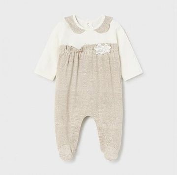 Комбинезон для девочки Mayoral Newborn Бежевый