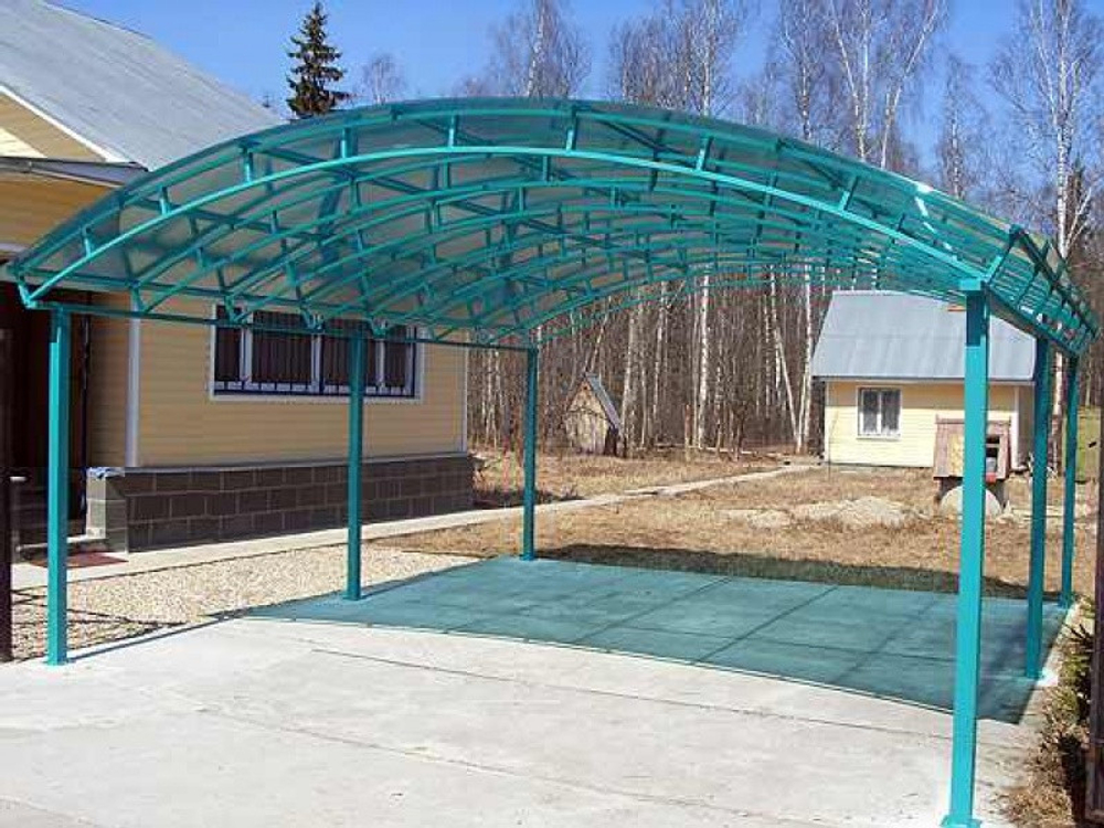 Поликарбонат сотовый Skyglass бирюзовый 8 мм 2,1х12 м