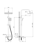 HB24639-3 Душевая система HAIBA