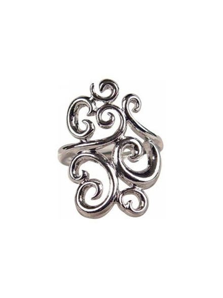 "Огюст" кольцо в серебряном покрытии из коллекции "Спирали" от Jenavi