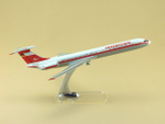 Модель самолета Ил-62М (М1:100, INTERFLUG)