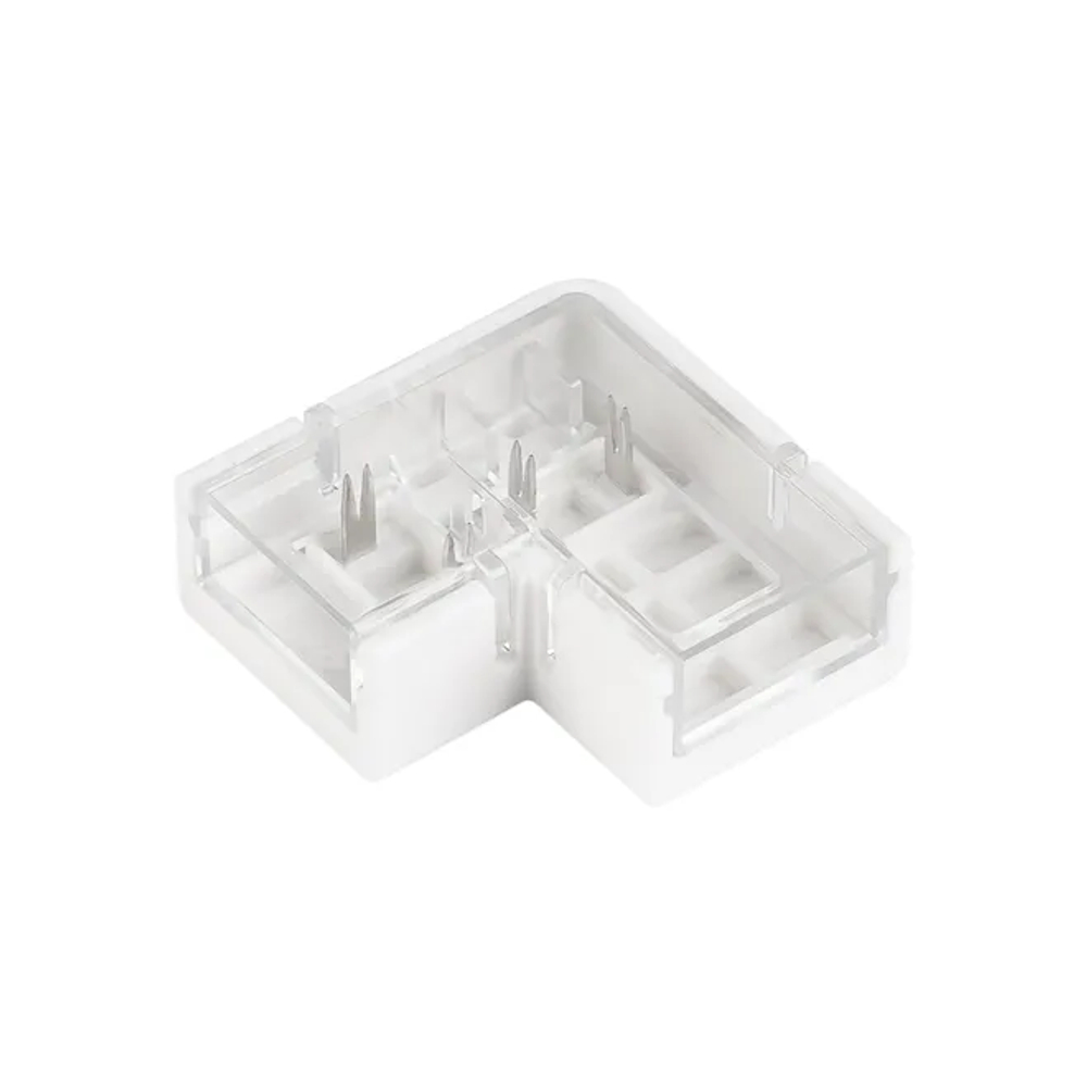 Коннектор угловой COB-MONO-8mm-2pin-STS-IP68 (Arlight, Прозрачный) 059157