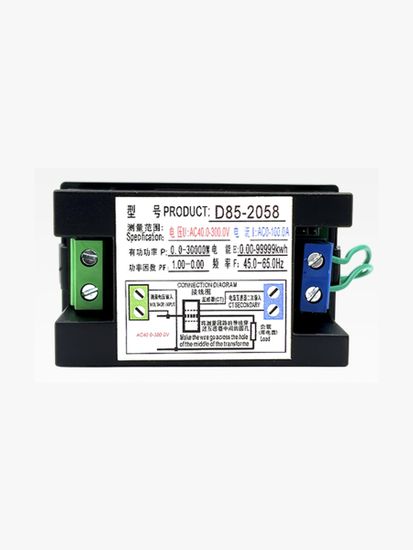 D85-2058 AC40-300V Портативный мультифункциональный измеритель тока, напряжения и мощности