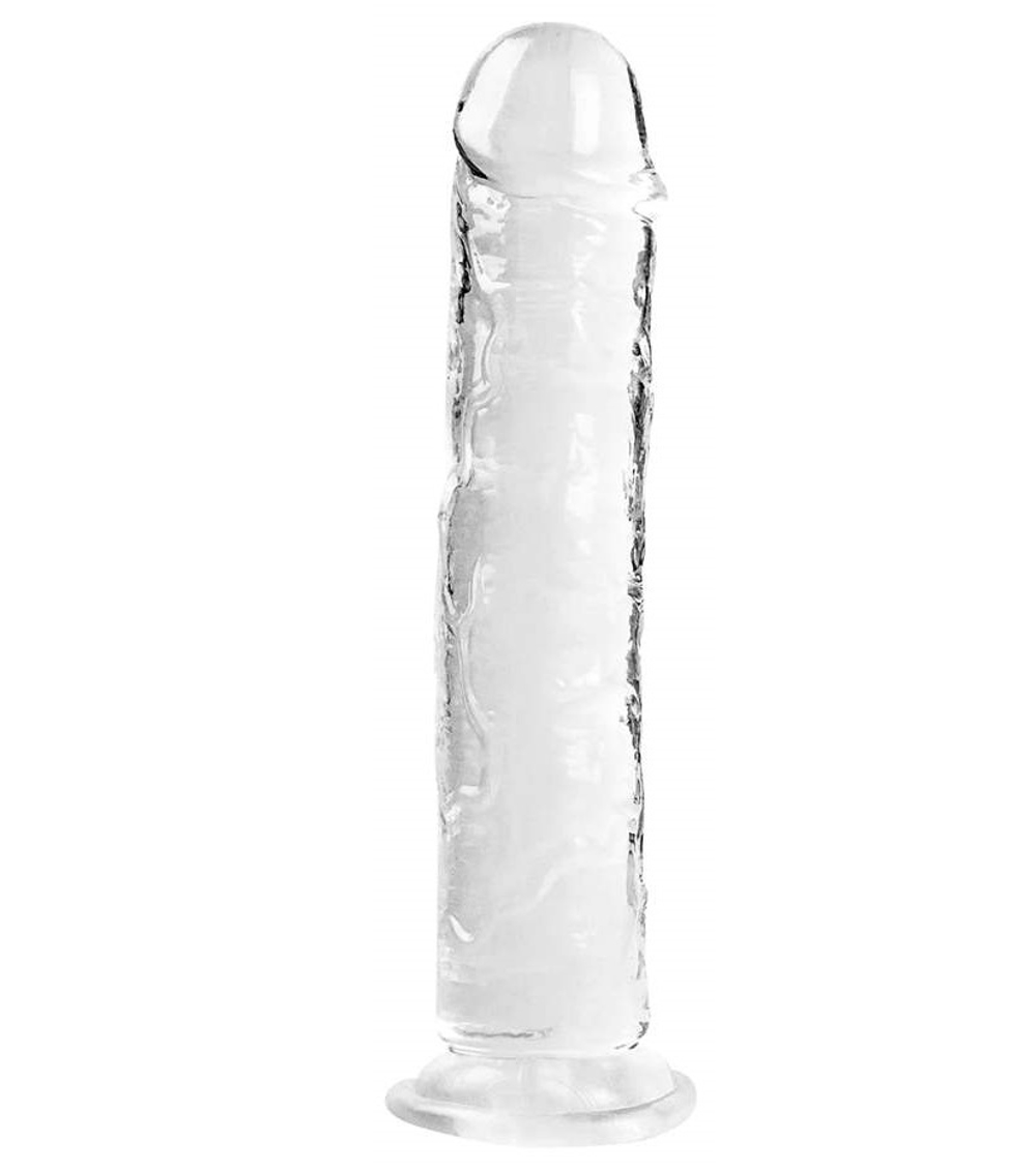 Фаллоимитатор реалистичный прозрачный 18 см