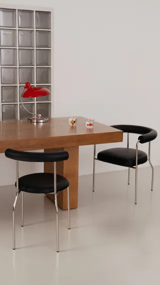 Cтул Rider, черная экокожа