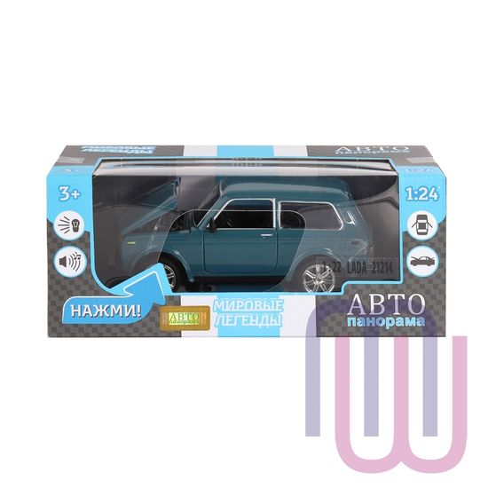 МОДЕЛЬ МАШИНЫ 1/22 ВАЗ 21214 СИНИЙ