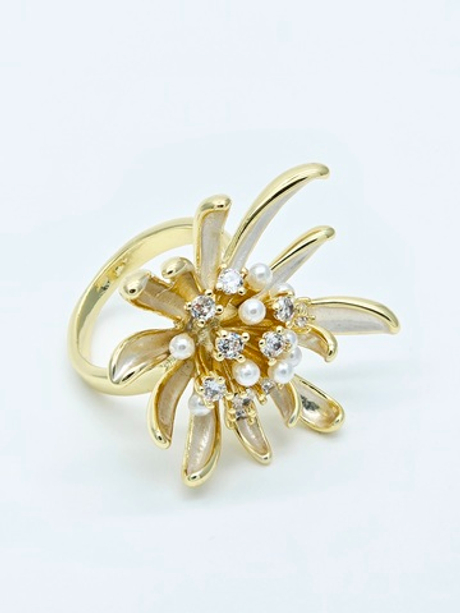 91004033 Кольцо Selena Pearls