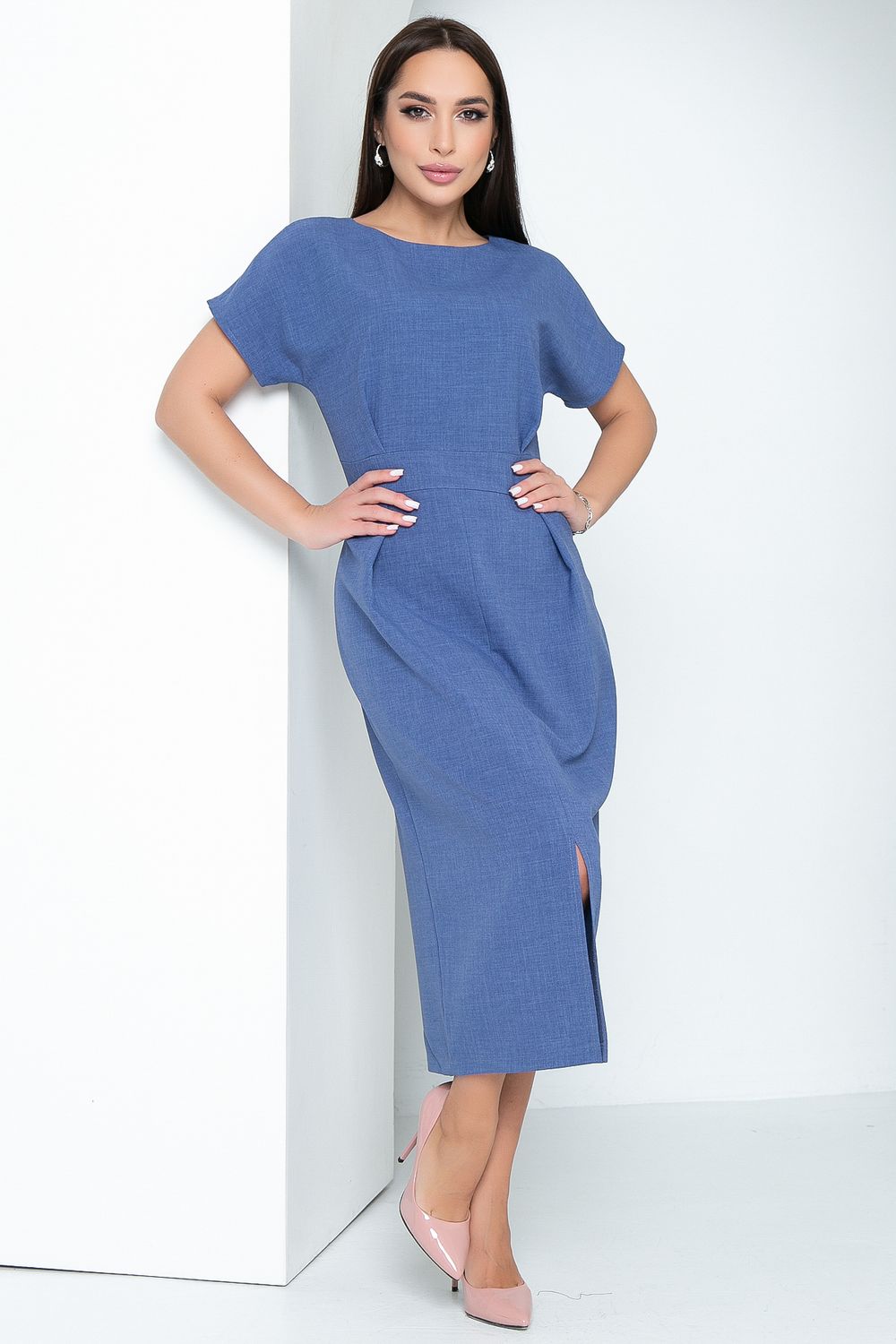 Платье Виктория Хит (джинс) Diolche