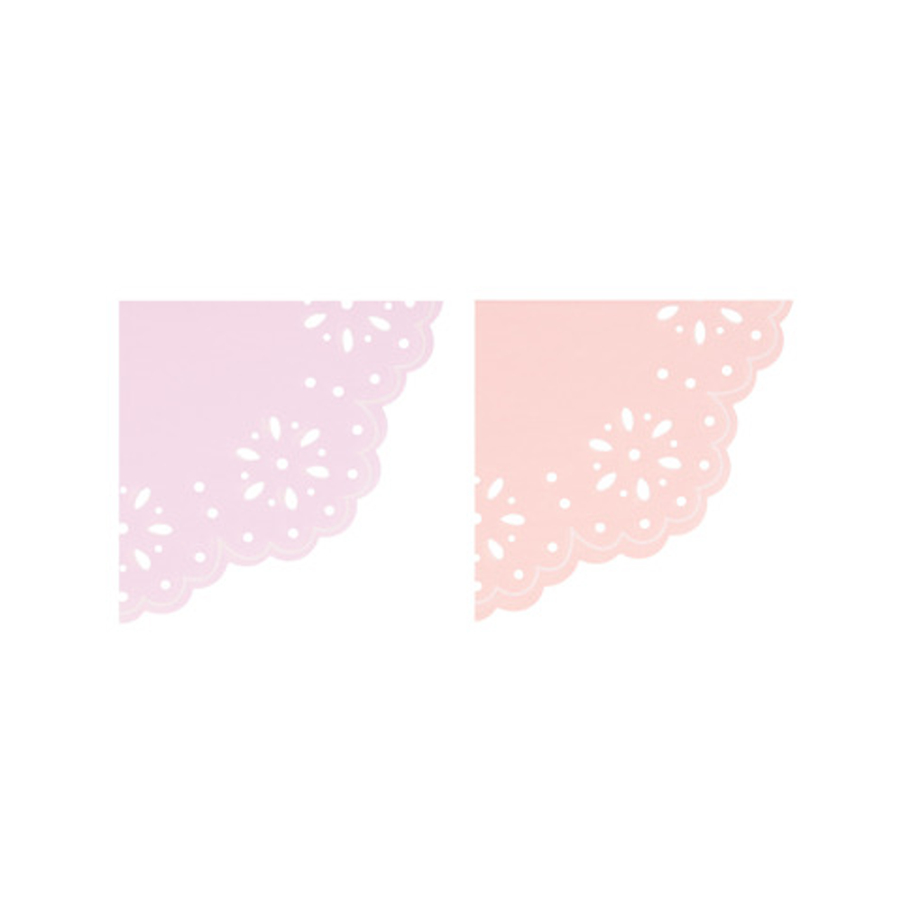 Салфетки маленькие "Английское кружево" 16 шт. (12,7 х 12,7см)