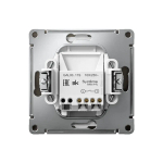 ARTGALLERY 1-клавишный ВЫКЛЮЧАТЕЛЬ, 10АХ, механизм, быстрозажим. клем., МОККО