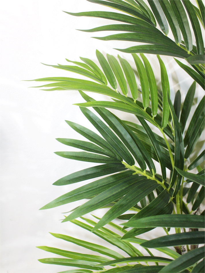 Искусственная пальма Рапис густая 80см в кашпо