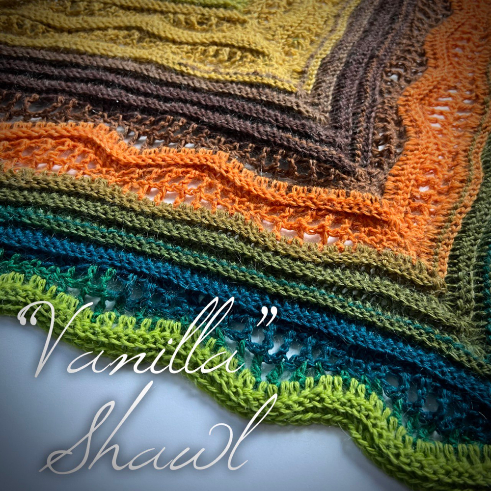 Мастер-класс по вязанию шали "Vanilla"
