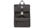 FENDI Calfskin Backpack Medium Men"s Black