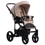 Детская коляска Bebetto Magnum Prima 3 в 1 с автокреслом Avionaut Cosmo 06 св.бежевая кожа