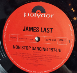 Винтажная виниловая пластинка LP James Last Джеймс Ласт Non Stop Dancing 1974 (Germany 1974) Do You Wanna Dance