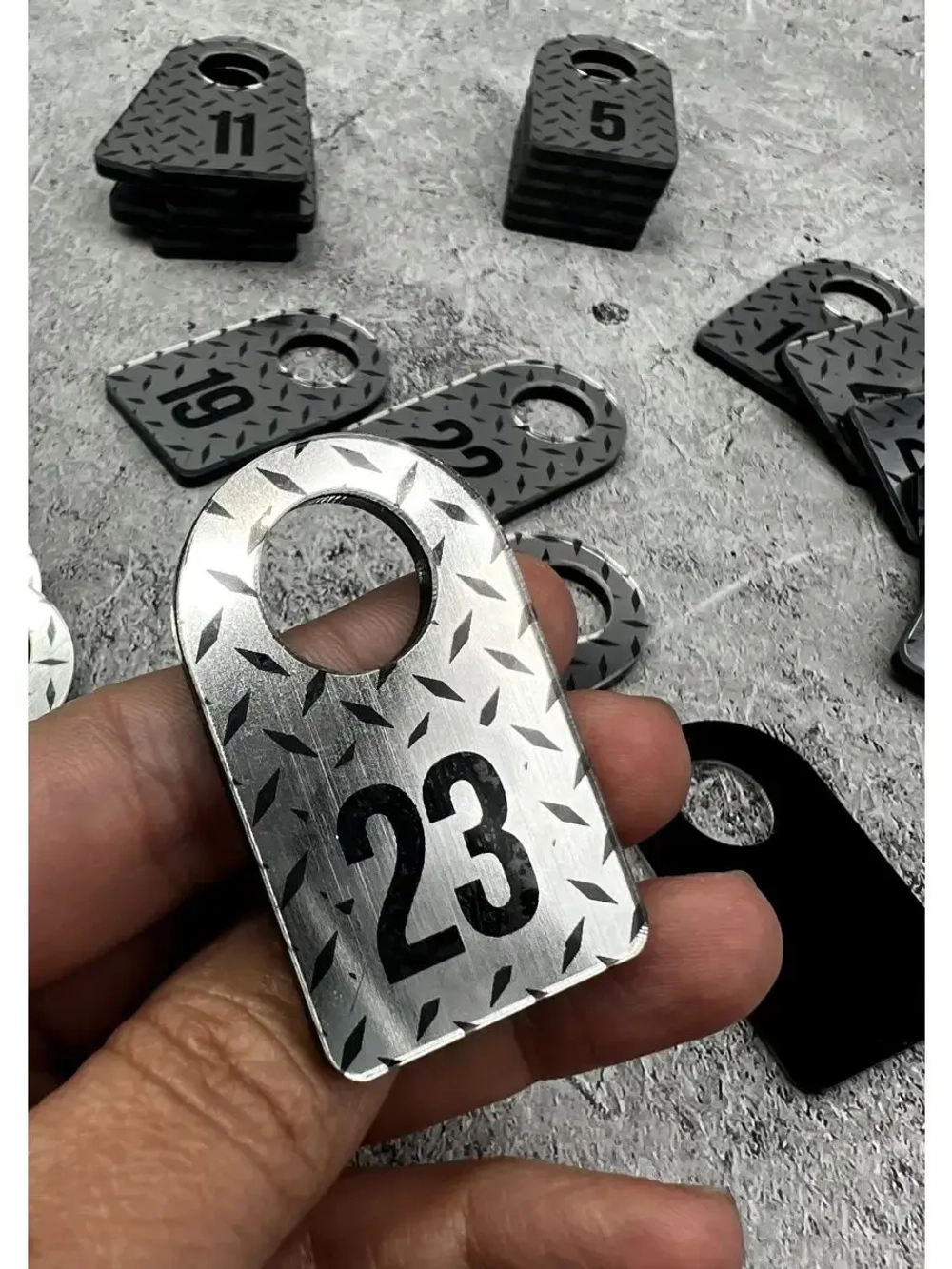 Номерки для гардероба 75шт