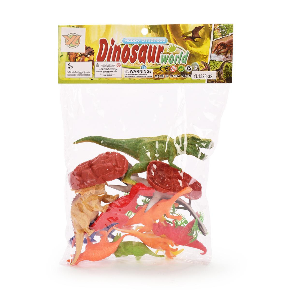 Набор динозавров 11шт, пакет YL1328-32