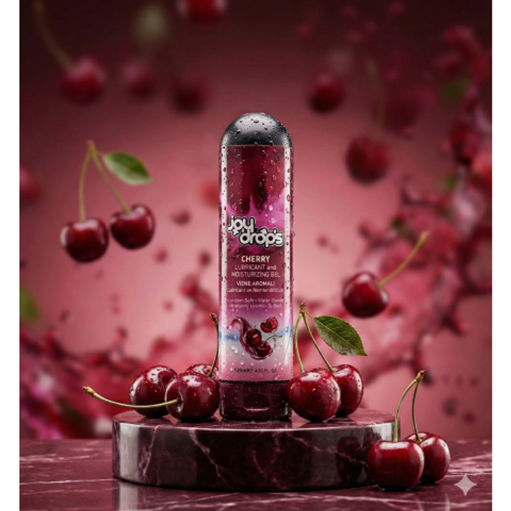 Смазка на водной основе Joydrops "Cherry" с ароматом вишни, 125 мл
