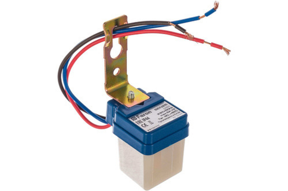 Датчик освещенности-фотореле 6А белый, SEN25 Feron 22055