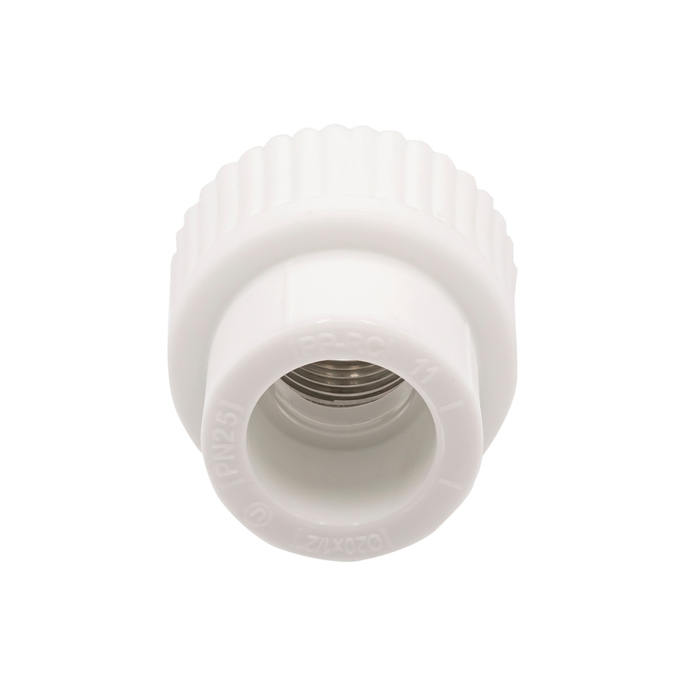 Муфта комб. вн 20х1/2'' EVER® plast БЕЛЫЙ (Россия)