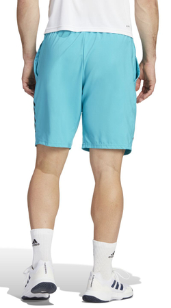 Мужские теннисные шорты Adidas Club 3-Stripes Tennis Shorts 9" - lucid cyan