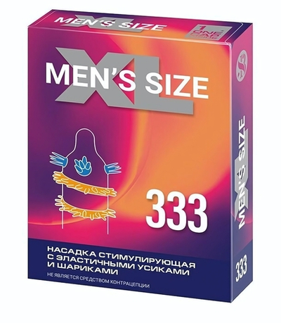Стимулирующая насадка на пенис MEN SIZE 333