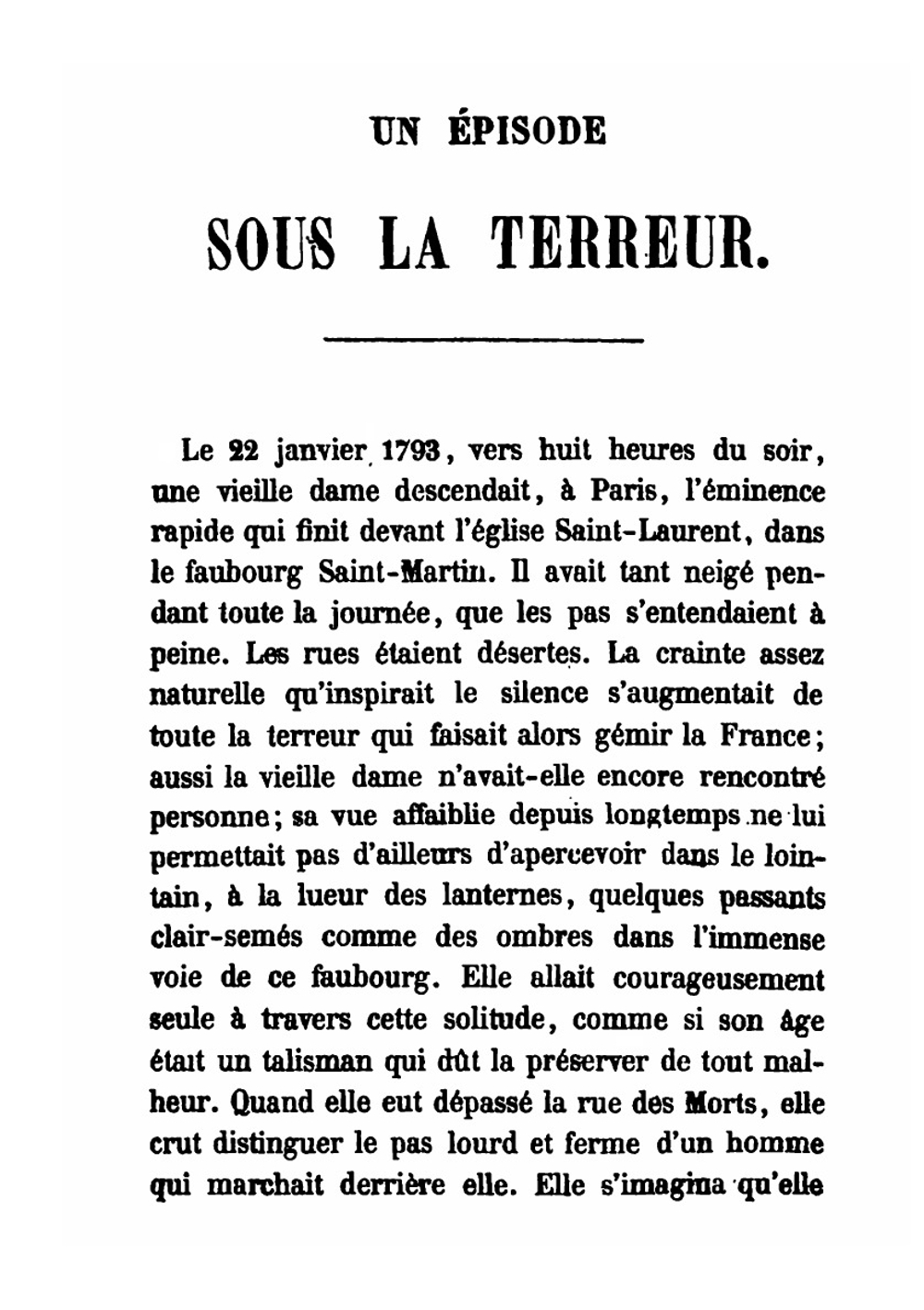Scènes de la vie politique:. I. Un épisode sous la terreur. II. Le réquisitionnaire | Honoré de Balzac