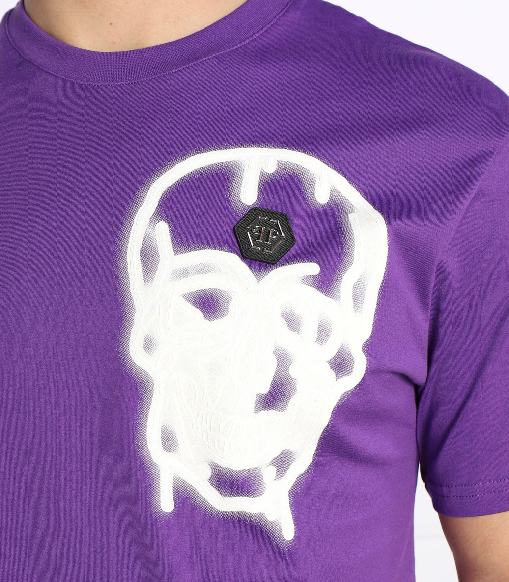 футболка Philipp Plein - фиолетовый(MTK5827 PJY002N)