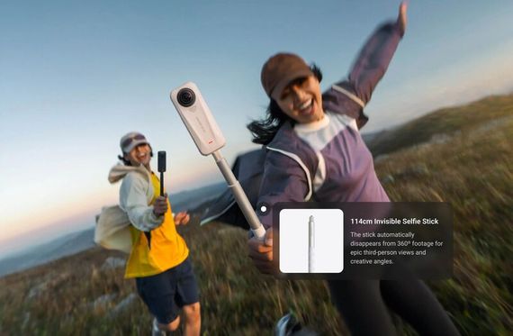 Экшн-камера Insta360 X4 Air Starter Bundle White (Белая)
