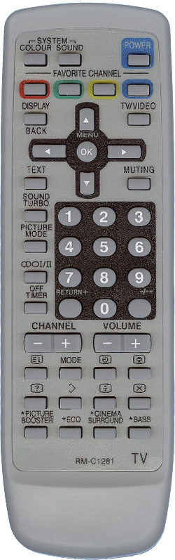 Пульт для JVC RM-C1281 / RM-530F