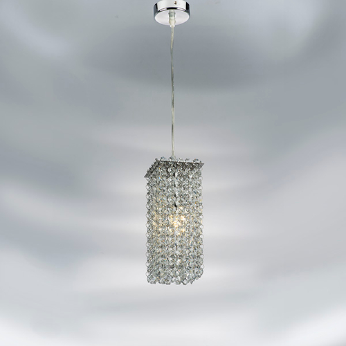 795424 Подвес CRISTALLO 1х40W G9 ХРОМ