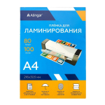 Пленка для ламинирования А4 216х303мм, Alingar, 80 мкм, глянец, 100л.