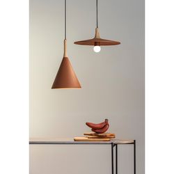 Светильник подвесной Mango Pyor, Ø29х26 см, коричневый