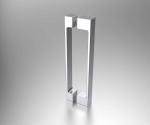 Душевая дверь Alpha VDS-3AL120CL, 1200, хром, стекло прозрачное