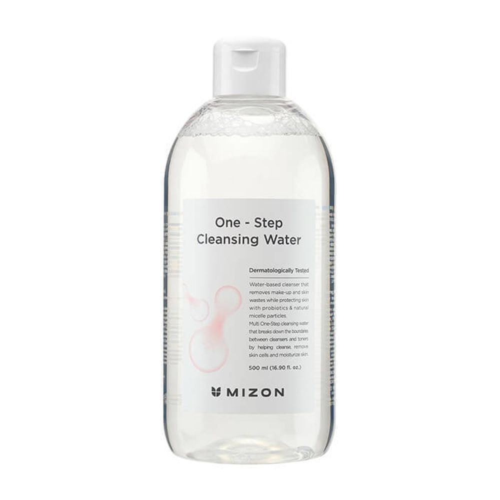 Мицеллярная вода с пробиотиками MIZON One Step Cleansing Water 500 мл