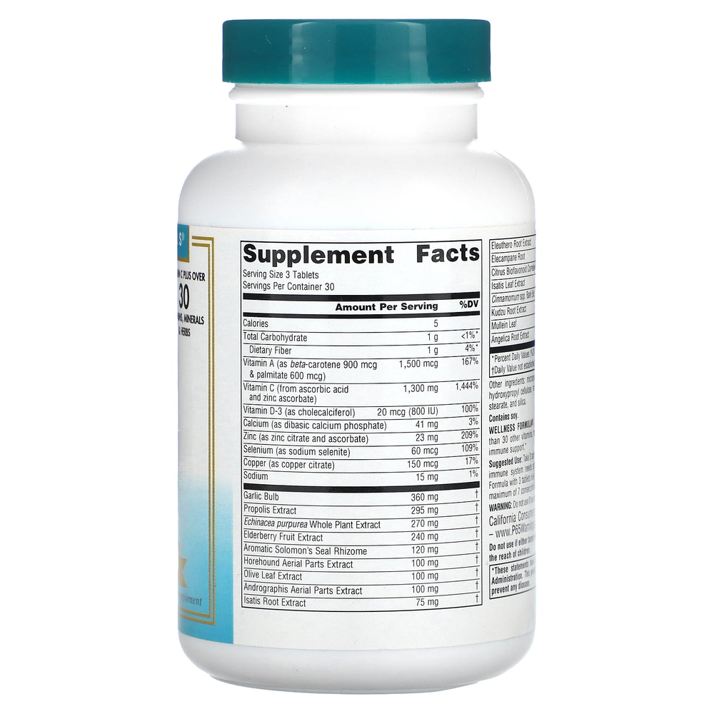 Source Naturals, Wellness Formula, улучшенная поддержка иммунитета, 90 таблеток