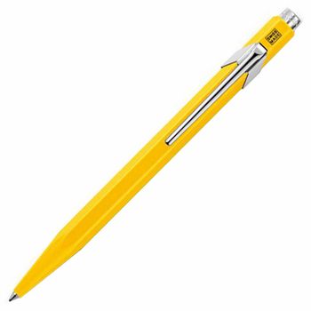 Шариковая ручка Carandache Office Classic yellow (M) чернила: синий в подарочной коробке (849.010_GB)