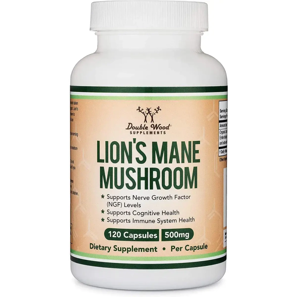 Double Wood Supplements - Lion's Mane Mushroom 120 capsules
