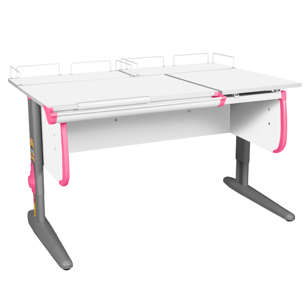 Растущая парта  Дэми СУТ 25 с задними полками СУТ.15.210 (1200×880 мм)