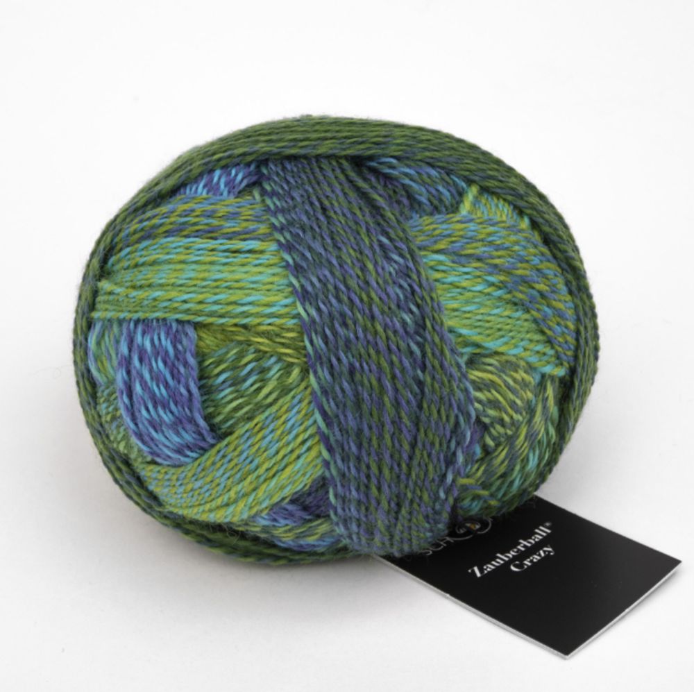 Пряжа Crazy Zauberball (2136/Весна пришла!), 420м/100гр