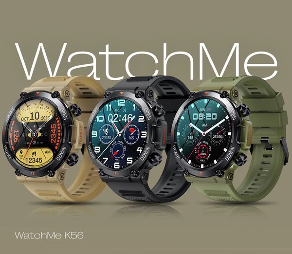 Умные часы  WatchMe K56 Pro с функций ответа на звонки и измерением давления
