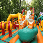 Коммерческий надувной батут "Змей Горыныч"