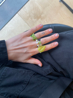 double frog rings set