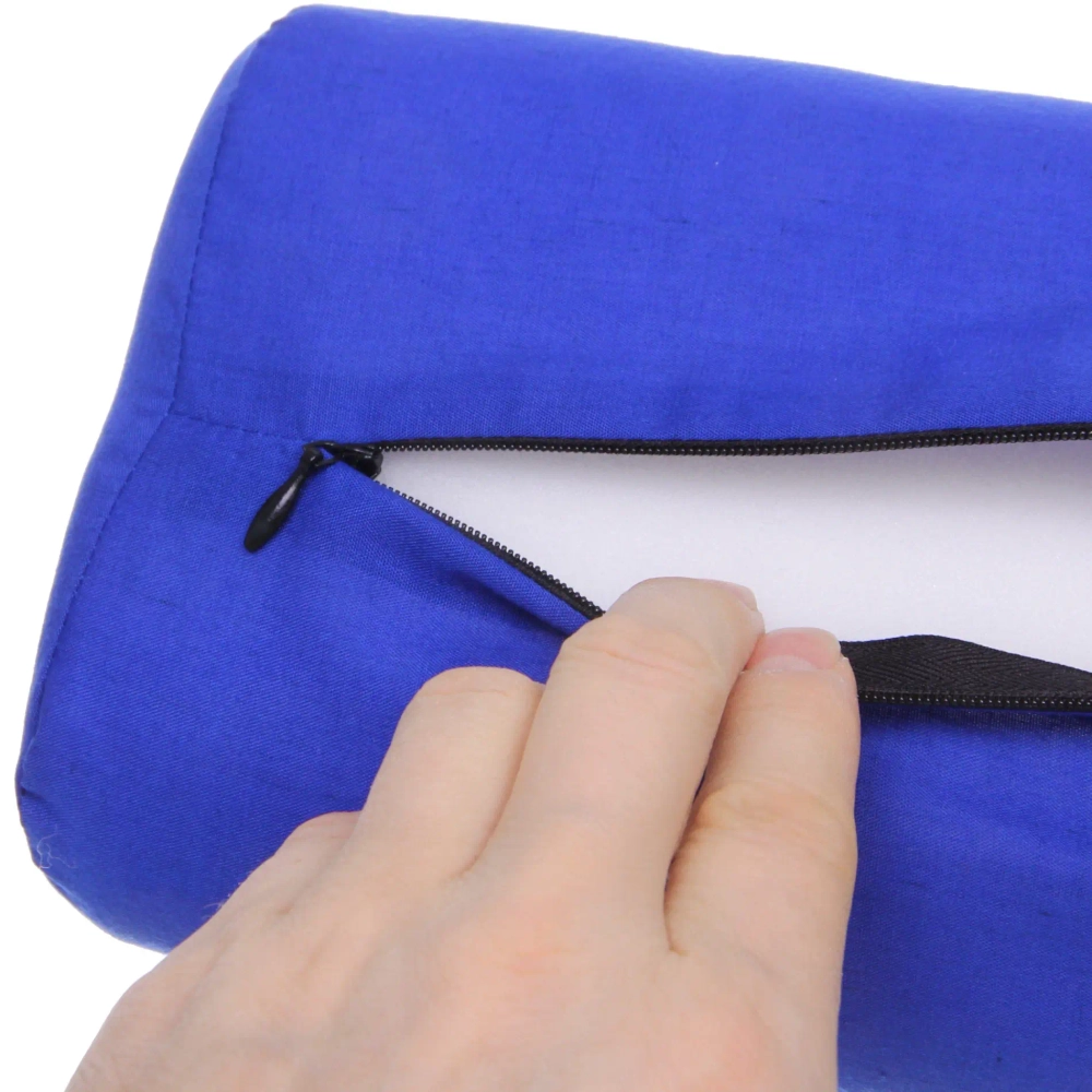 Акупунктурный набор (коврик игольчатый 64х40х2 см и валик 37х15х10 см в сумочке), синий