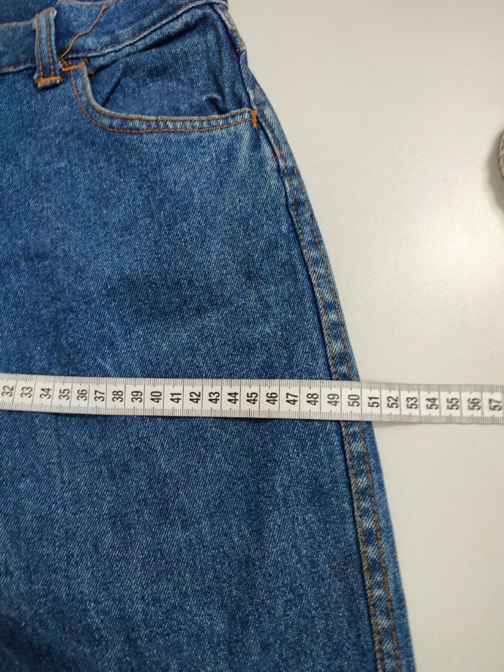 Джинсы синие красивые на 12-14 лет