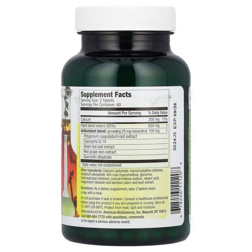 American Biosciences, CHOLESTSolve 24/7®, 120 Tablets