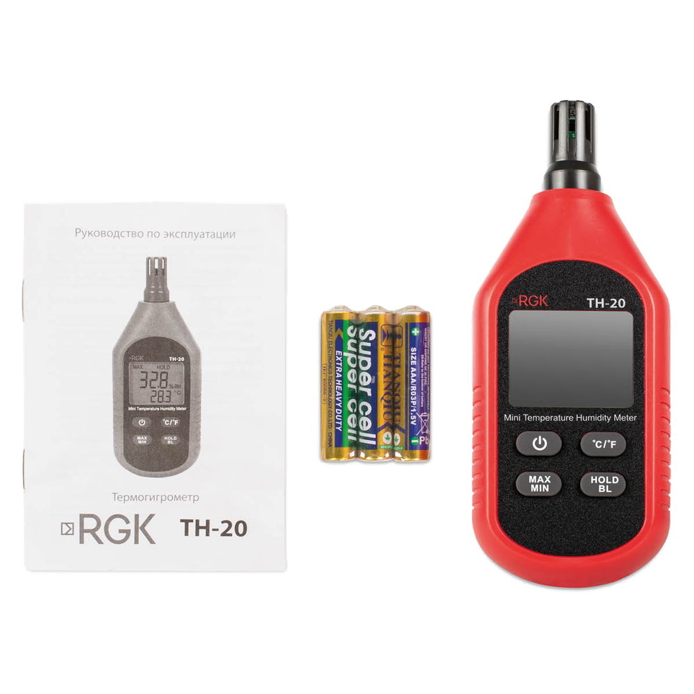 Цифровой термогигрометр TH-20 RGK 776486