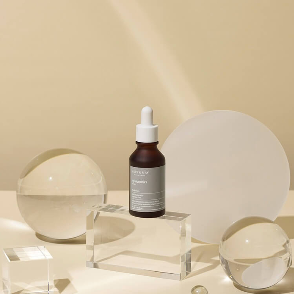 Сыворотка с гиалуроновой кислотой MARY & MAY Hyaluronics Serum Срок 2025.03.27