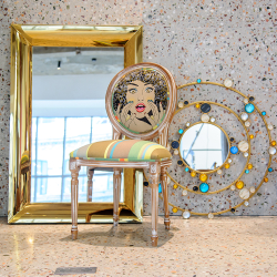 Настенное зеркало Объект мечты Стил Голд