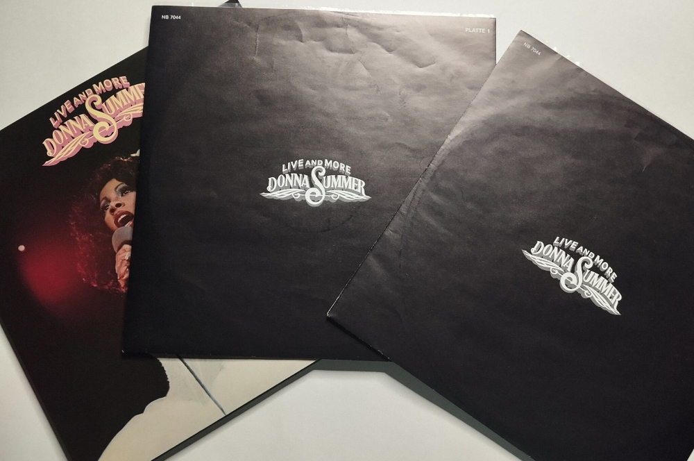 Винтажная виниловая пластинка LP Donna Summer Live And More (Germany 1978)